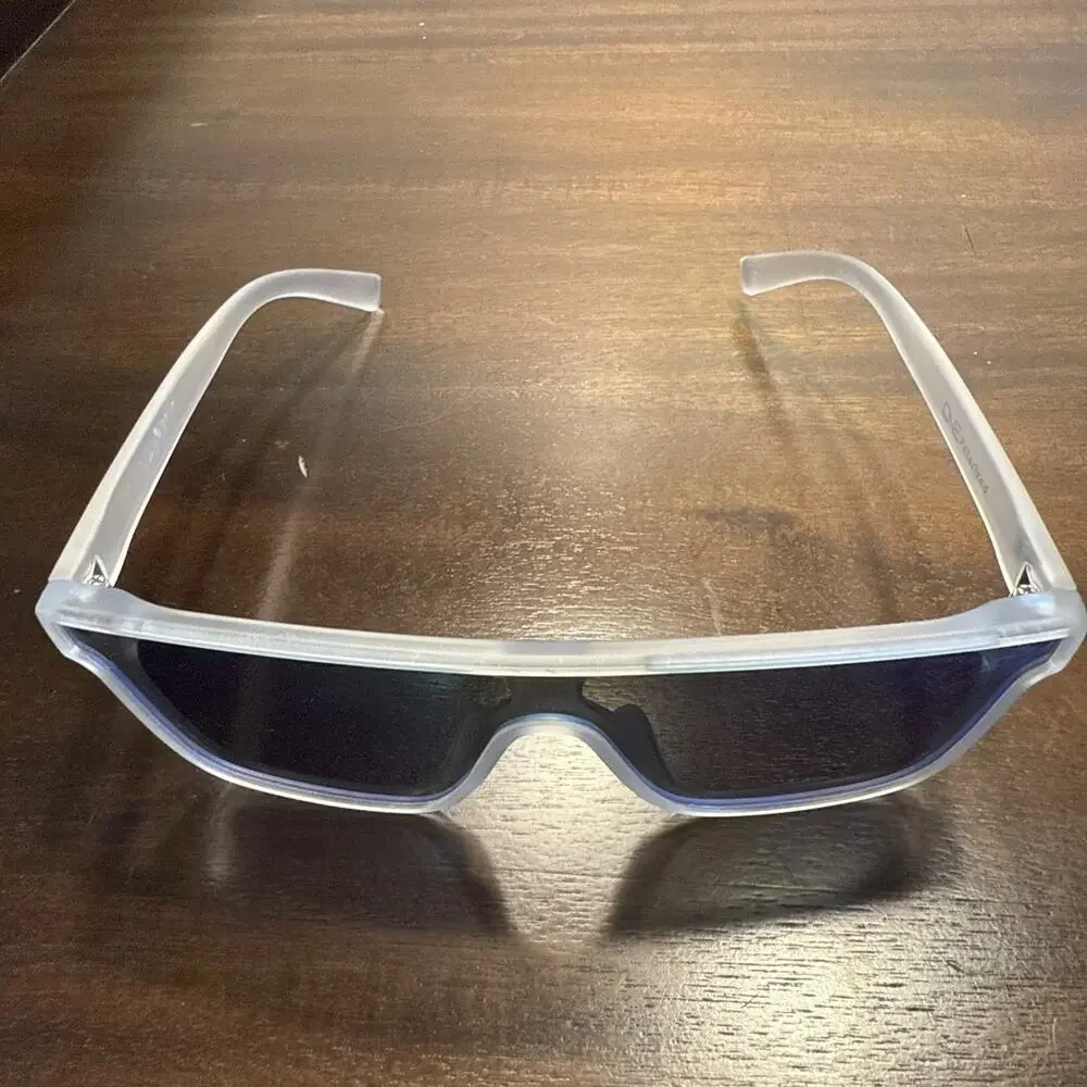 Optic Nerve ONE Mojo Filter Sunglasses Clear Polarized Blue Mirror